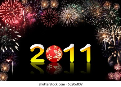 Fireworks Date New Year Stock Illustration 63206839 | Shutterstock
