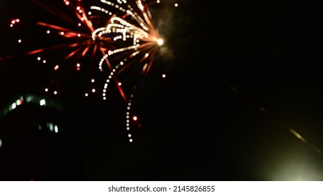 A Fireworks On 1st January 2021 At Jakarta.