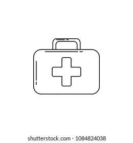 First Aid Bag Illustration Element Firefighter Stock Illustration ...