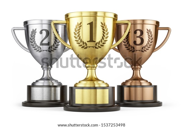 First Second Third Place Award Concept Stock Illustration 1537253498 ...