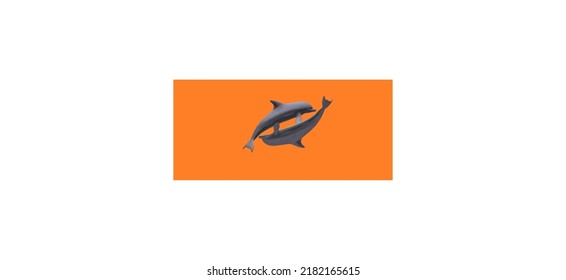 Fish Abstract Logo Design, 3D ( Three Dimension)