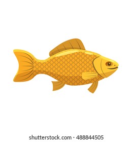 Tilapia Fish Cartoon Vector Illustration Stock Vector (Royalty Free ...