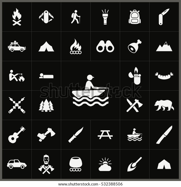 fishing icon. camping icons universal set for web\
and mobile