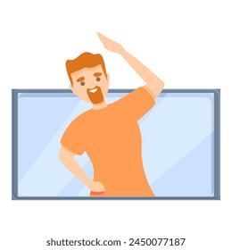 Fitness blog icon. Cartoon of Fitness blog icon for web design isolated on white background - Powered by Shutterstock