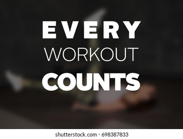 Fitness motivation quote - Shutterstock ID 698387833