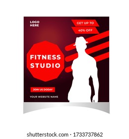 Fitness Social Media Or Instagram Post Template