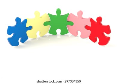 Five Puzzle Pieces