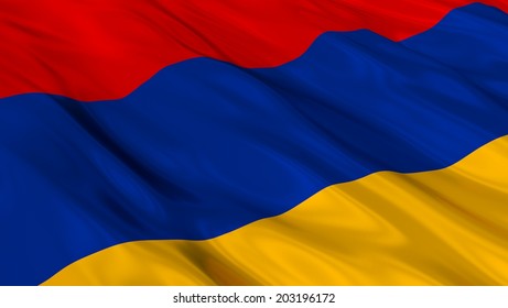 Flag of Armenia. - Shutterstock ID 203196172
