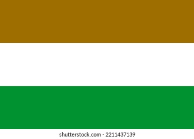 Flag Of Bantu Peoples Xhosa People. Flag Representing Ethnic Group Or Culture, Regional Authorities. No Flagpole. Plane Design, Layout