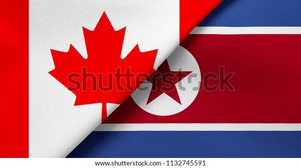 Flag of Canada and North
Korea