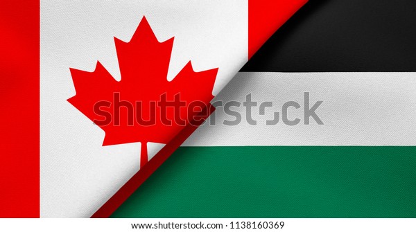 Flag of Canada and
Palestine