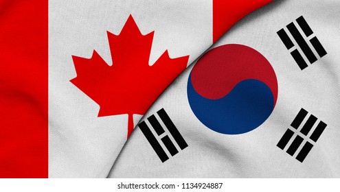 Canadian Flags Korean Изображения, стоковые фотографии и векторная ...