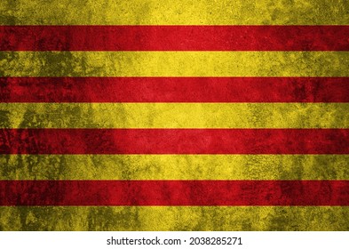Flag Catalonia Independence National Day Image Stock Illustration ...