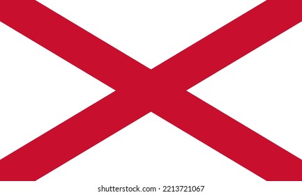 Flag Of Celtic Peoples Anglo Irish People. Flag Representing Ethnic Group Or Culture, Regional Authorities. No Flagpole. Plane Design, Layout