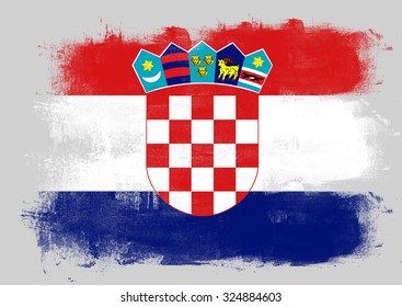 Croatia Flag Brush Images Stock Photos Vectors Shutterstock