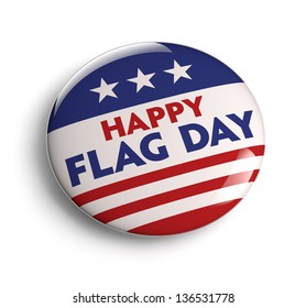 Flag Day Button