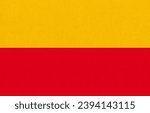flag of Grand Duchy of Mecklenburg-Strelitz. Historical flag of part of Europe. Grand Duchy of Mecklenburg-Strelitz flag. Historical part of Germany. historical state on the territory of modern German