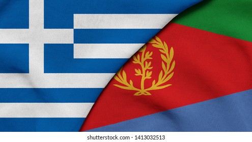 Flag Of Greece And Eritrea