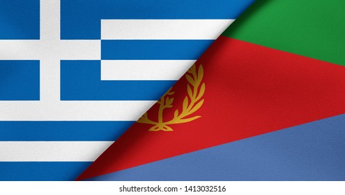 Flag Of Greece And Eritrea