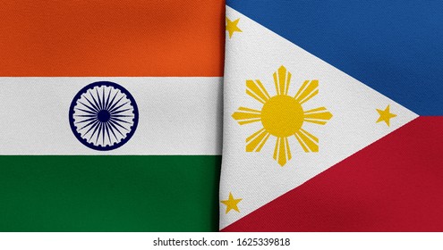 Flag India Philippines Stock Illustration 1625339818 | Shutterstock