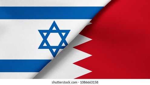 Flag Of Israel And Bahrain