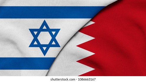 Flag Of Israel And Bahrain