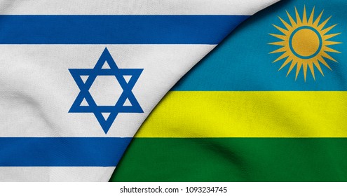 Flag Of Israel And Rwanda