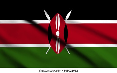 Kenya Flag Stock Illustration 190800551