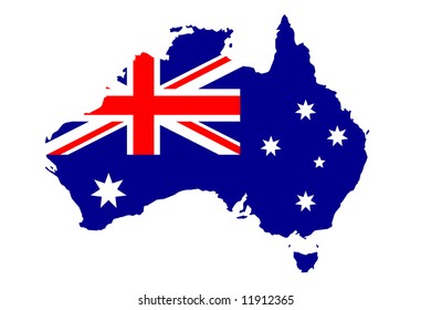 23,924 Australia map flag Images, Stock Photos & Vectors | Shutterstock