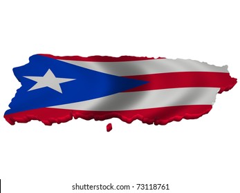 Puerto Rico Flag Map Images Stock Photos Vectors Shutterstock