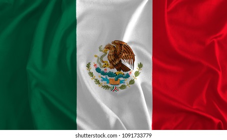 Close Waving Flag Mexico Flag Symbols Stock Photo 1893123157 | Shutterstock