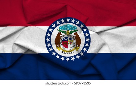 Flag Missouri State Usa Stock Illustration 593773535 | Shutterstock