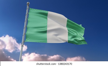 Flag Nigeria NG 4k