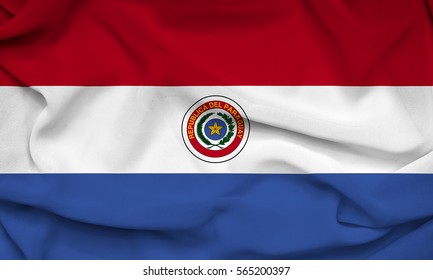 Flag Paraguay Stock Illustration 565200397 