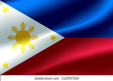 Flag Philippines Background Stock Illustration 1123937324 | Shutterstock