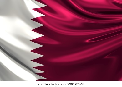 Flag Of Qatar.