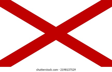 Flag Of Saint Patrick, National Flag Of Saint Patrick , Icon And Image Illustration,