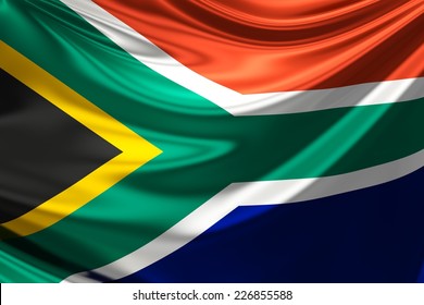 3d Rendering South Africa Flag Waving Stock Illustration 314709842