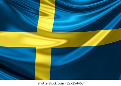 Flag Of Sweden.