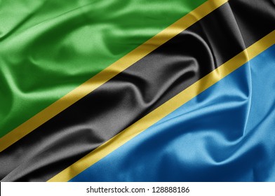 AUFNÄHER Patch FLAGGEN flagge Tansania tanzania  flag Fahne  7x4.5cm