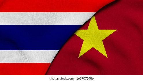 thailand vietnam flag shutterstock