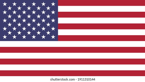 flag of the United States. bitmap illustration