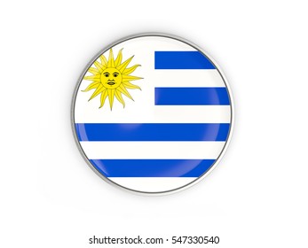 Uruguay Flag Uruguay Round Flag Stock Vector (Royalty Free) 1226531092 ...