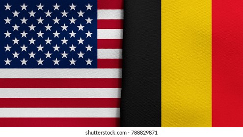 Usa Germany Vertical National Flags Icon Stock Illustration 1889026882