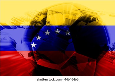 Flag of Venezuela, national country symbol illustration sports soccer football - Shutterstock ID 44646466
