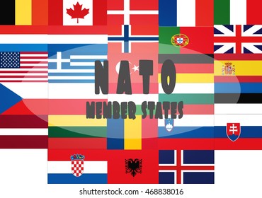 All Flags Eu Member States Background Stock Illustration 468426902