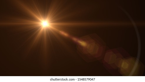 Flare In Image Background