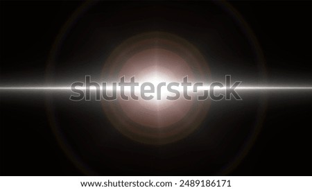 Flare and light, lighting. The light when you turn off a CRT TV