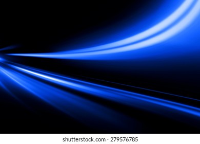 flash acceleration speed motion on night road
