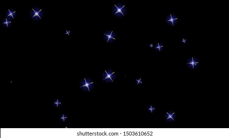 Flashing Stars Starry Sky Appear Disappear Stock Illustration Shutterstock